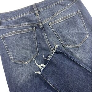 Oliver‎ Logan Jeans Medium Wash Women's 28 Frayed Hem Straight 29x29